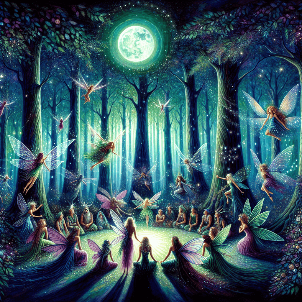 Whimsical Forest Gathering Numbered Painting Kits