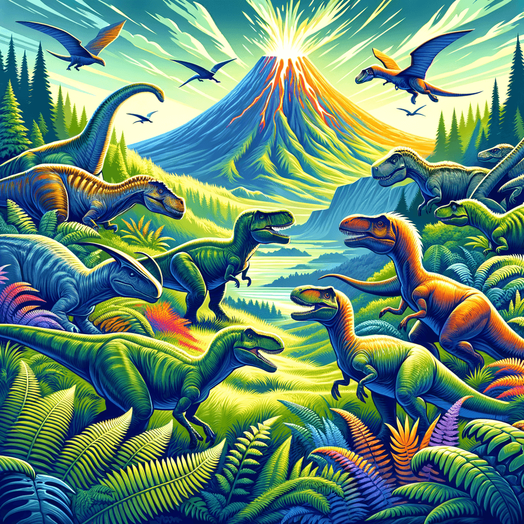 Fantastical World Of Dinosaurs Paint By Number