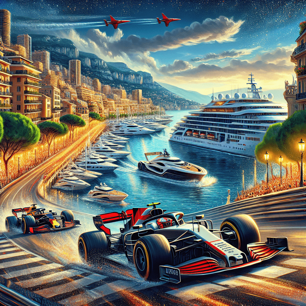 Monaco Grand Prix - Monte Carlo, Monaco Painting By Numbers Kit