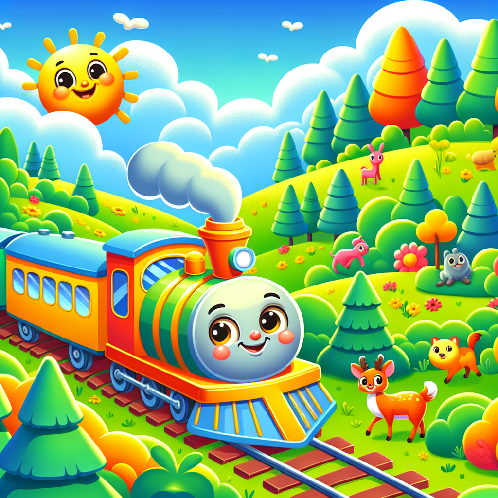 Silly Train Numbered Painting Kits