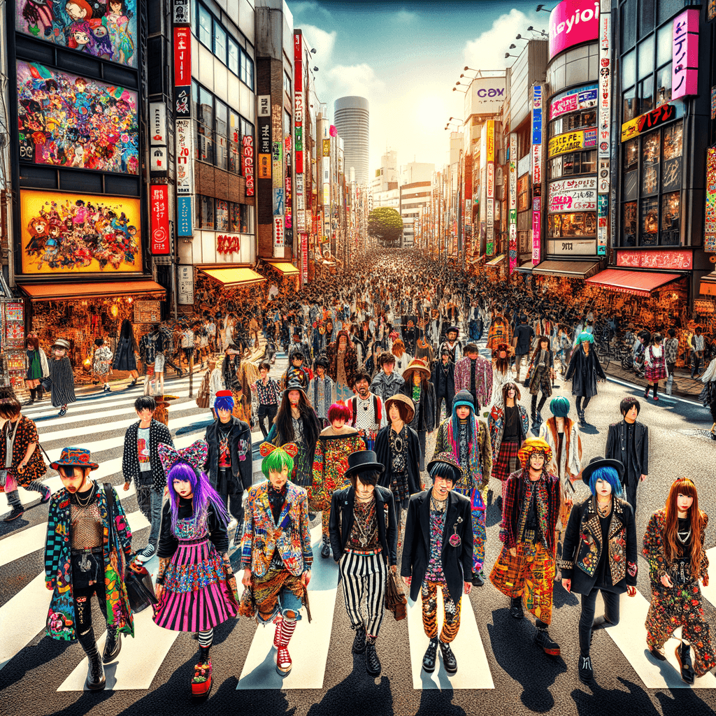 Harajuku Fashion Week - Japan Paint By Color