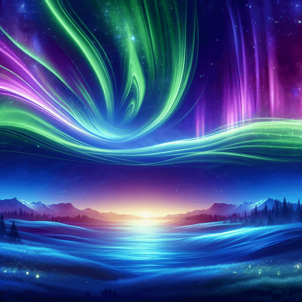 Breathtaking Aurora Sky Paint By Number