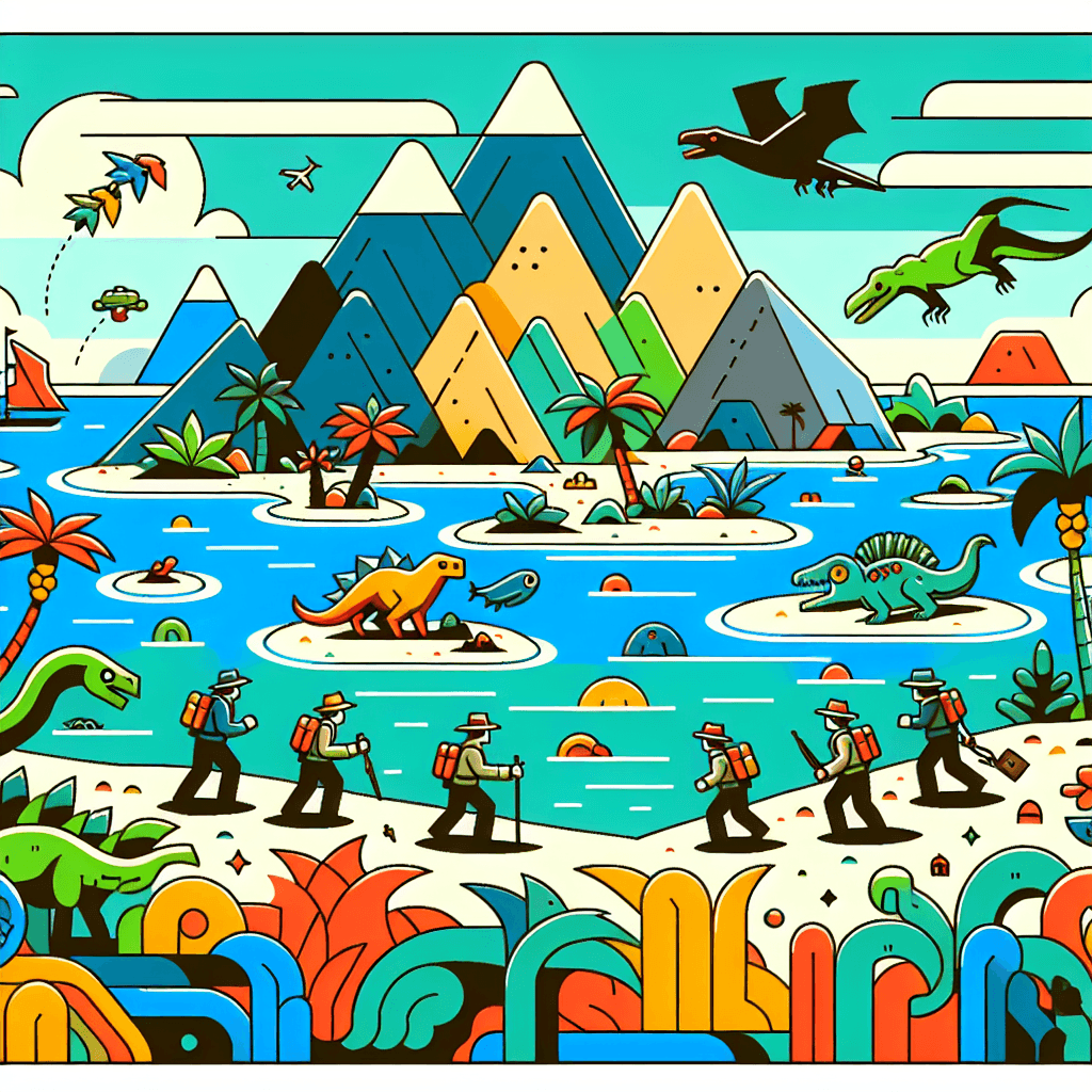 Island Of Adventure And Discovery Paint By Numbers