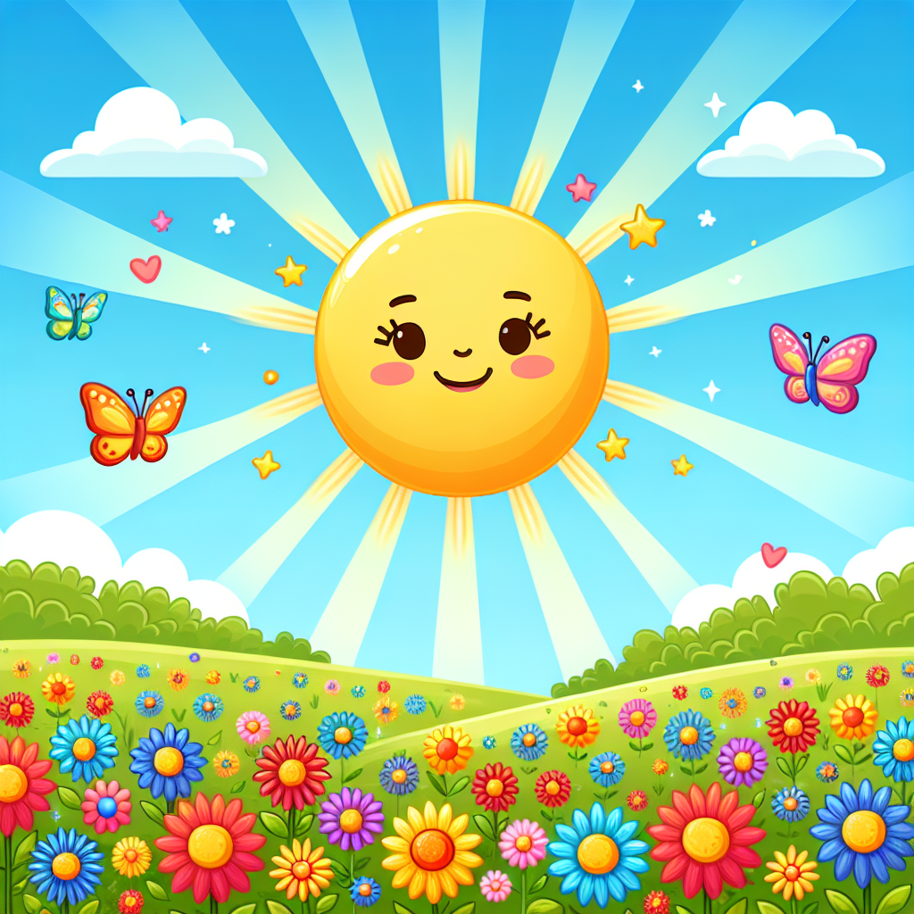 Sunny Sunbeam Paint By Numbers Art