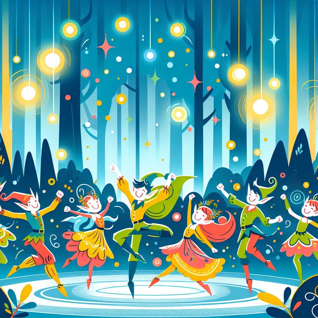 Magical Forest Dance DIY Paint By Numbers