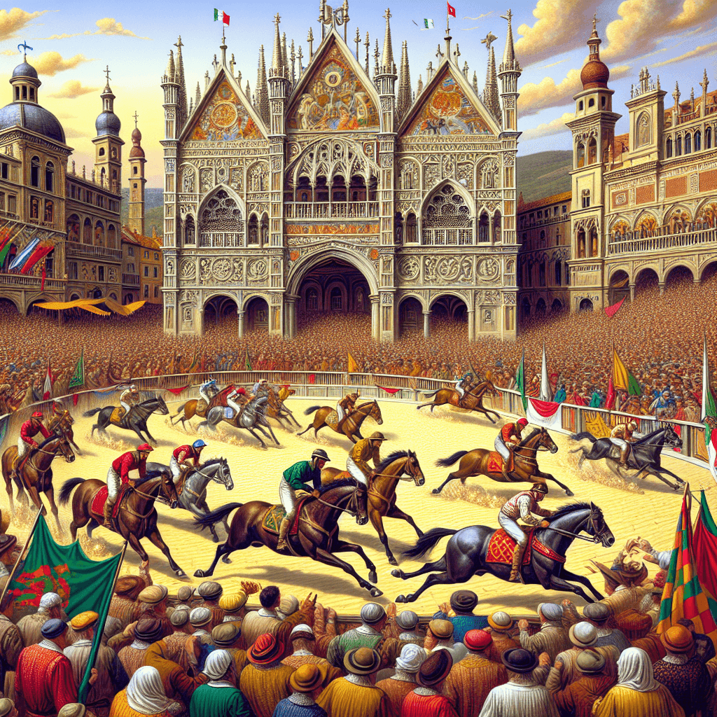 Palio Di Siena - Siena, Italy Paint By Numbers Kits