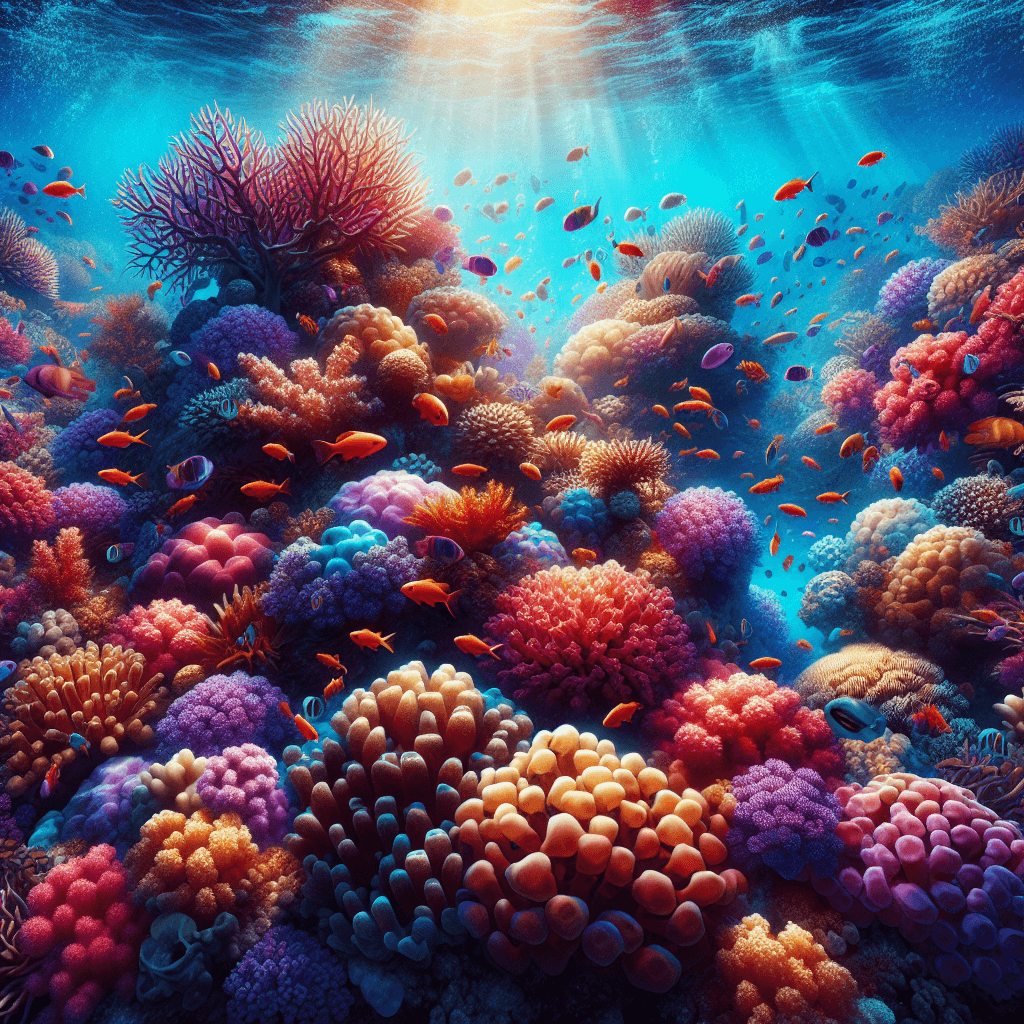 Mystic Coral Reef Dream Paint By Color