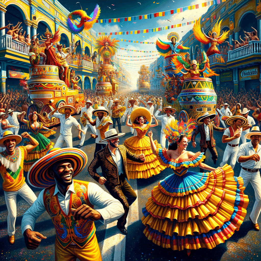 Carnival Of Barranquilla - Barranquilla Paint By Numbers