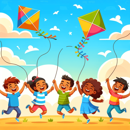 Whimsical Sky Adventure DIY Paint By Numbers