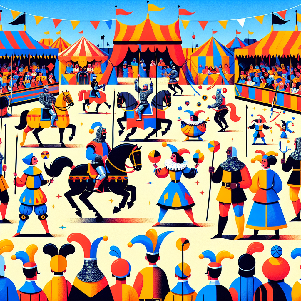 Merry Medieval Faire Paint By Color