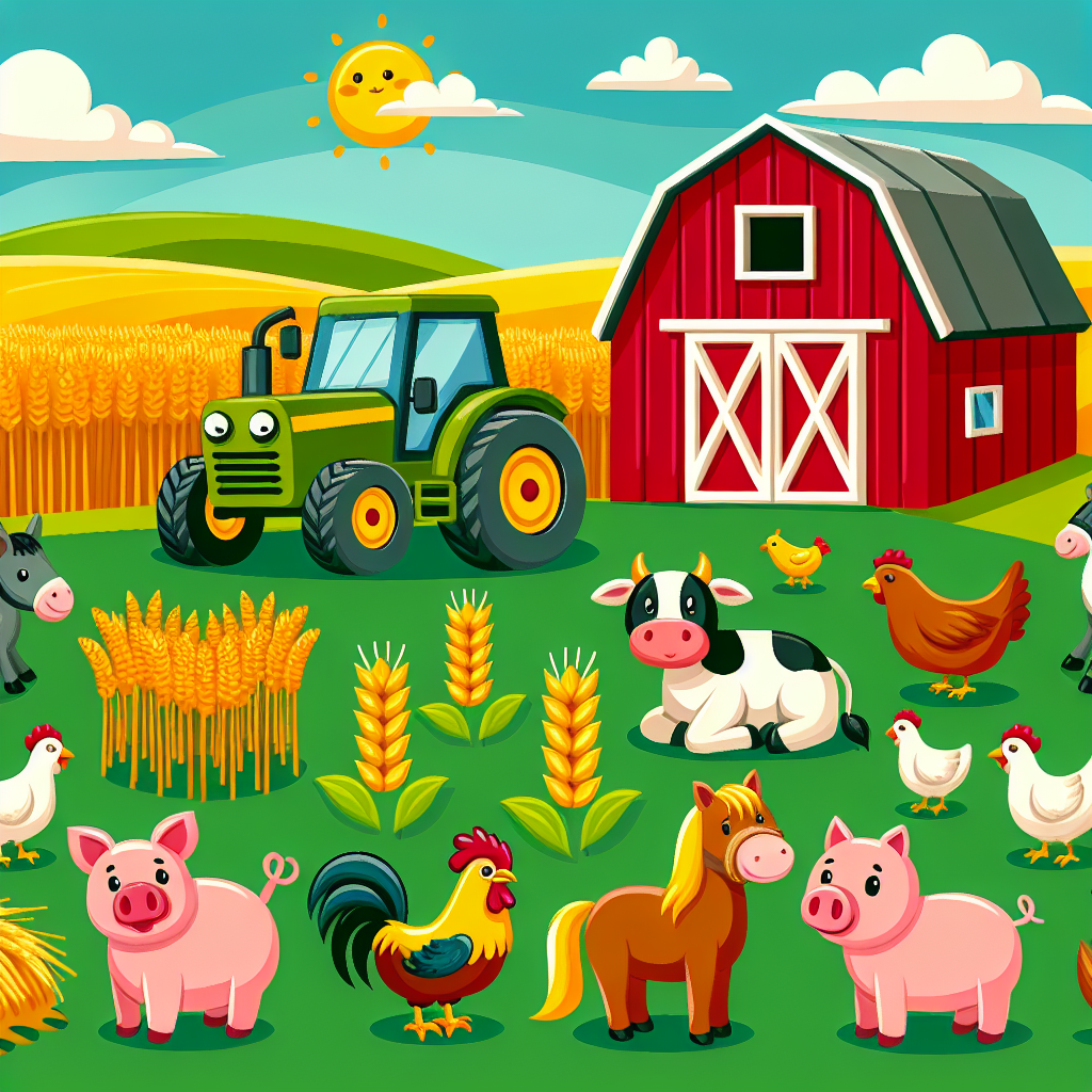 Farm Adventure Day DIY Paint By Numbers