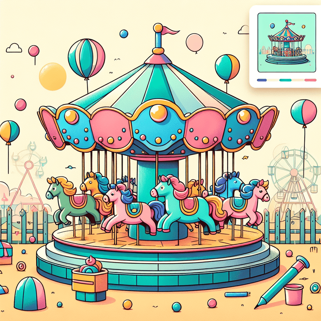 Fantasy Fairground Paint By Color