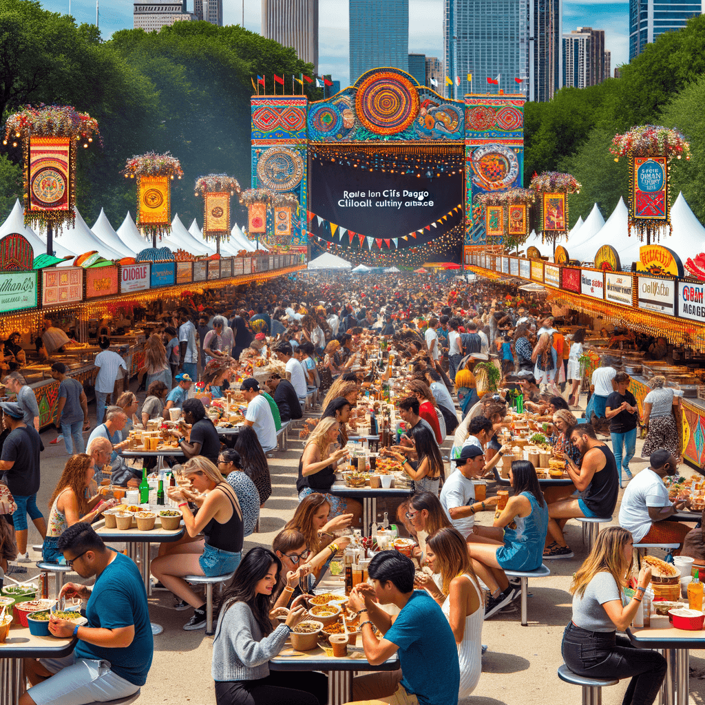 Taste Of Chicago Painting Number Kit