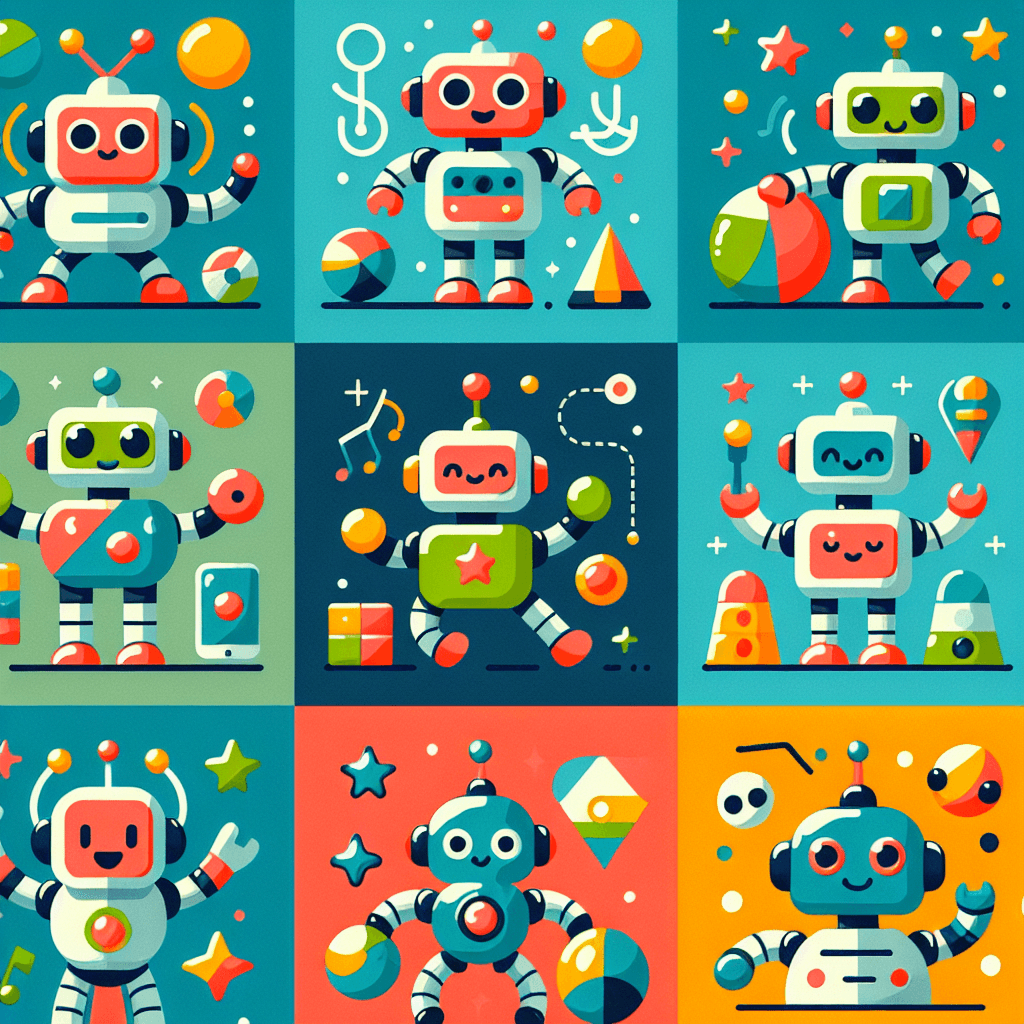 Cool Robots Painting By Numbers Kit