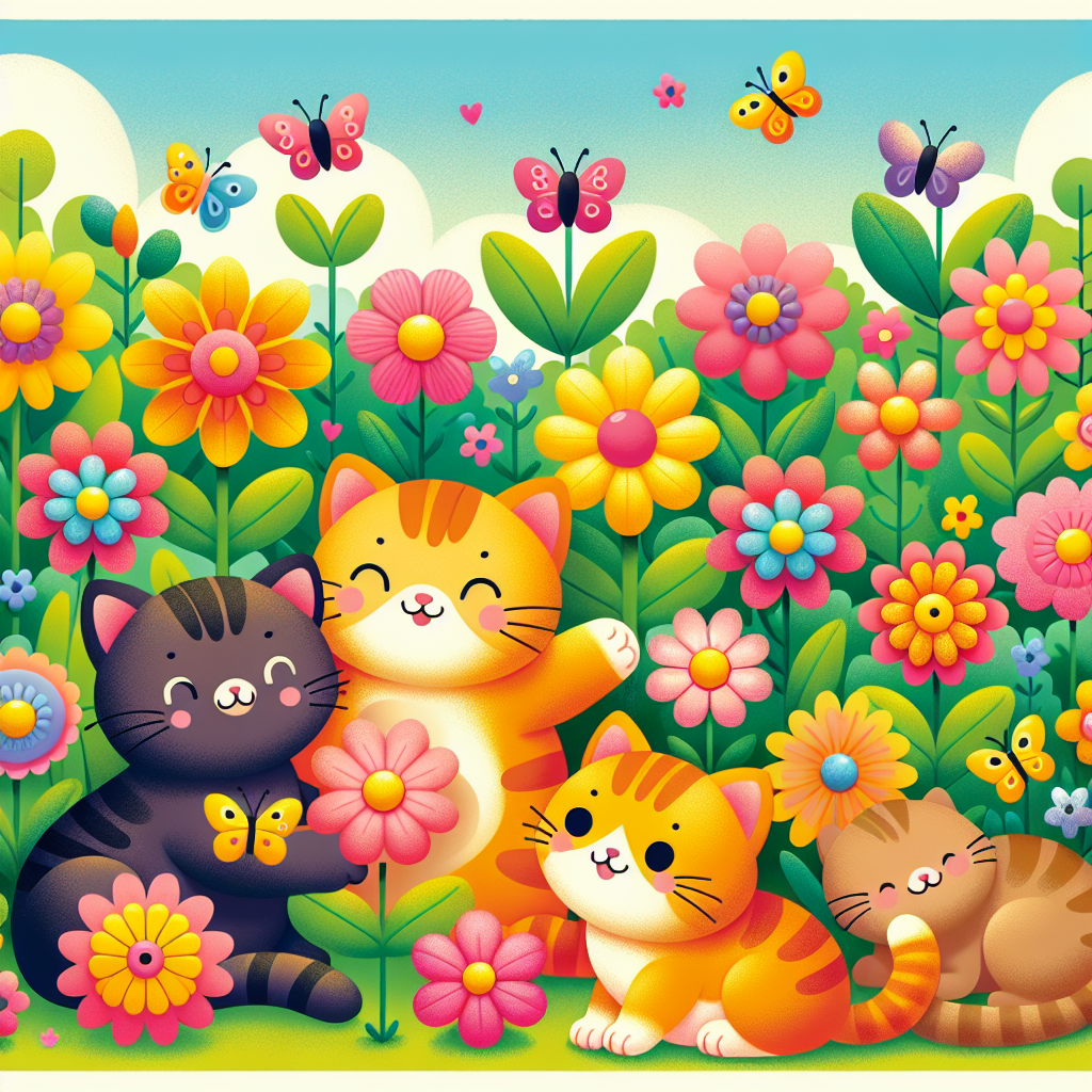 Cheerful Kittens Paint By Number