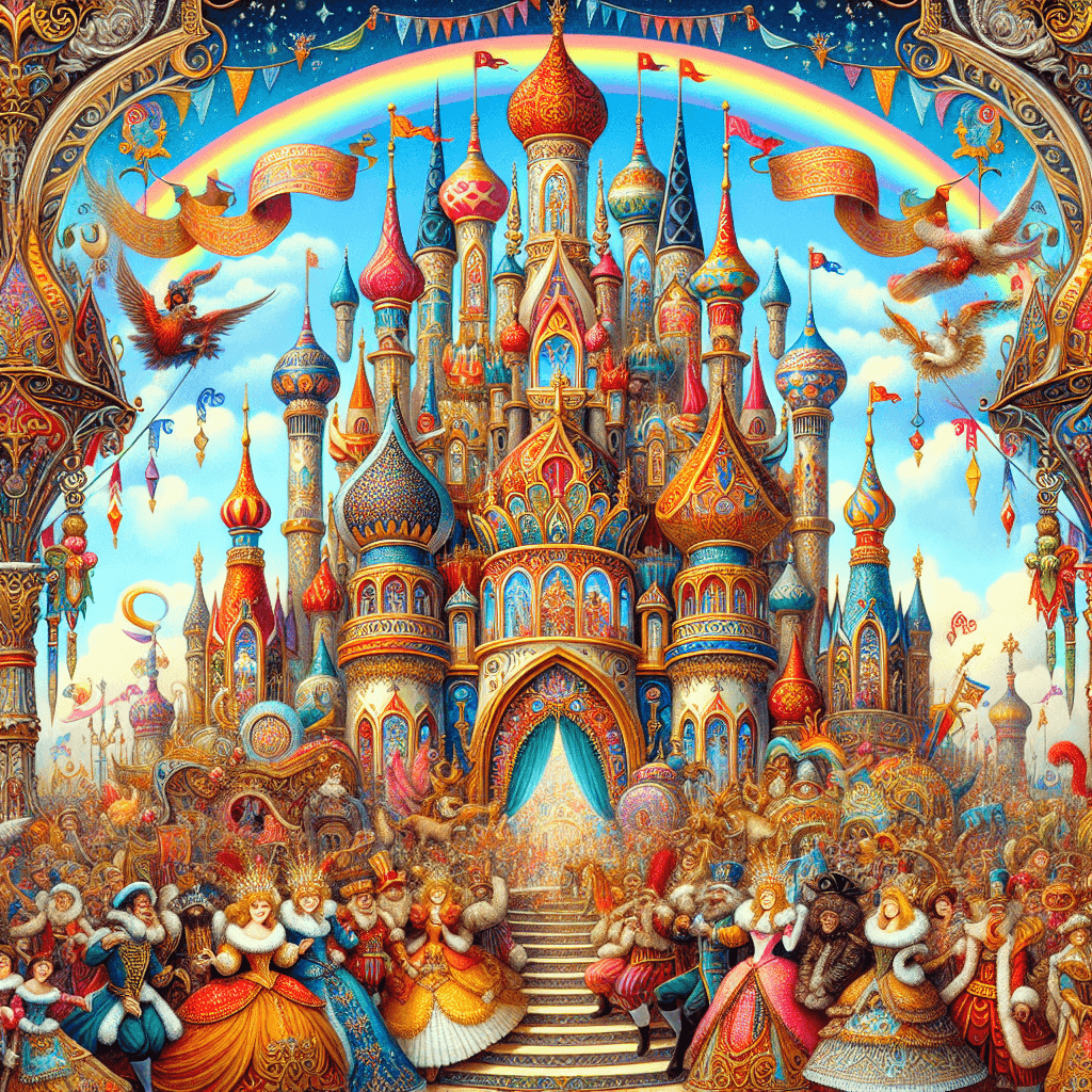 Fairy Tale Kingdom Revelry Painting By Numbers Kit