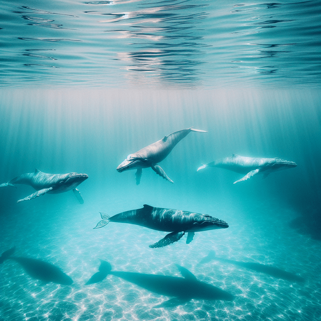 Melodic Whales In Symphony Paint By Numbers