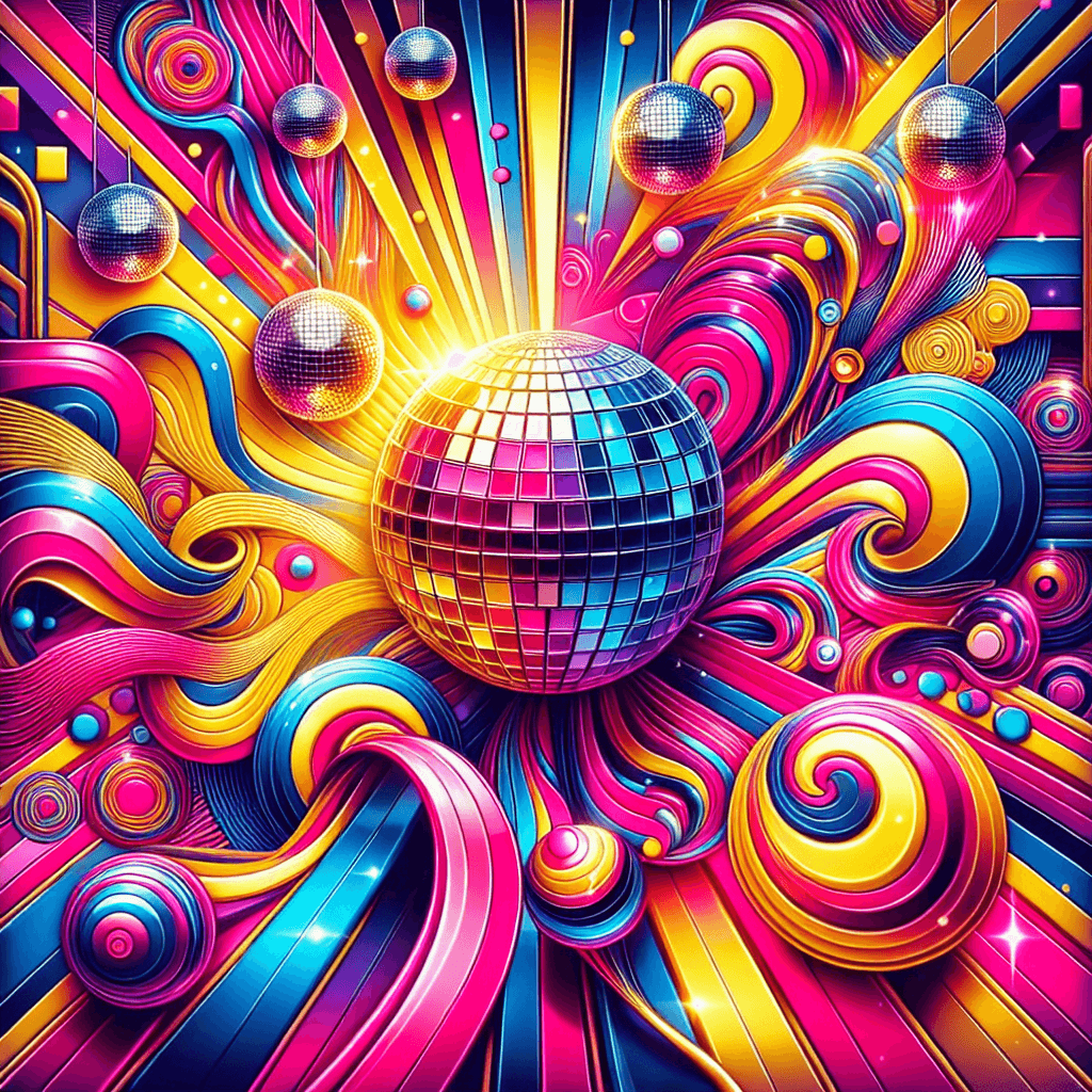 Retro 70s Disco Vibes Paint By Color
