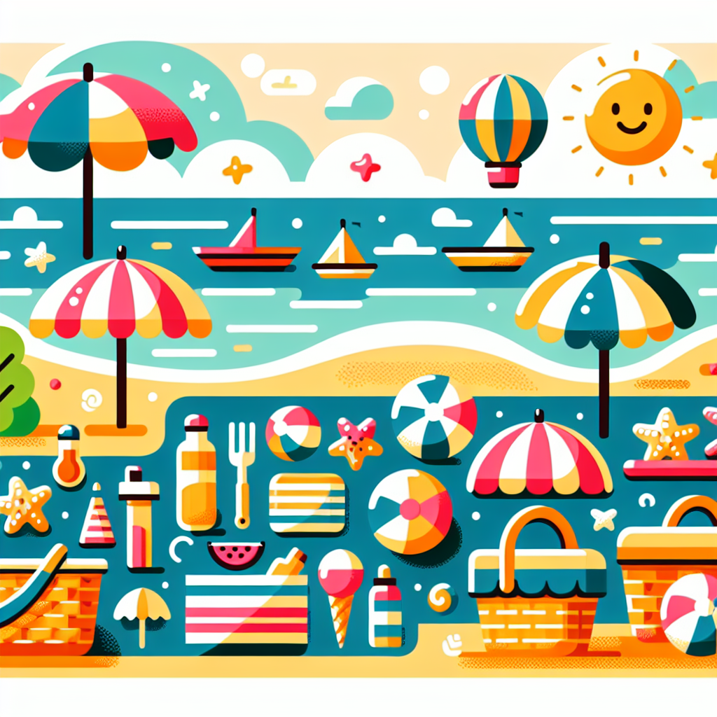 Seaside Picnic Fun Paint By Color