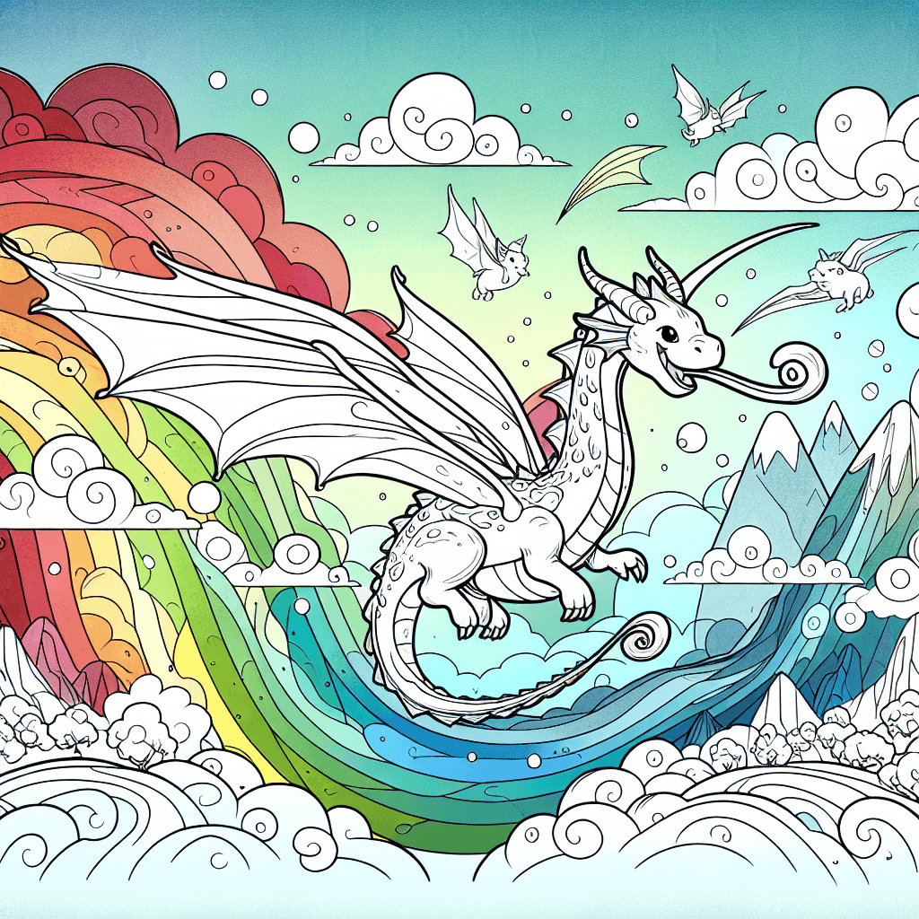 Dreamy Dragon Realm Paint By Numbers Art