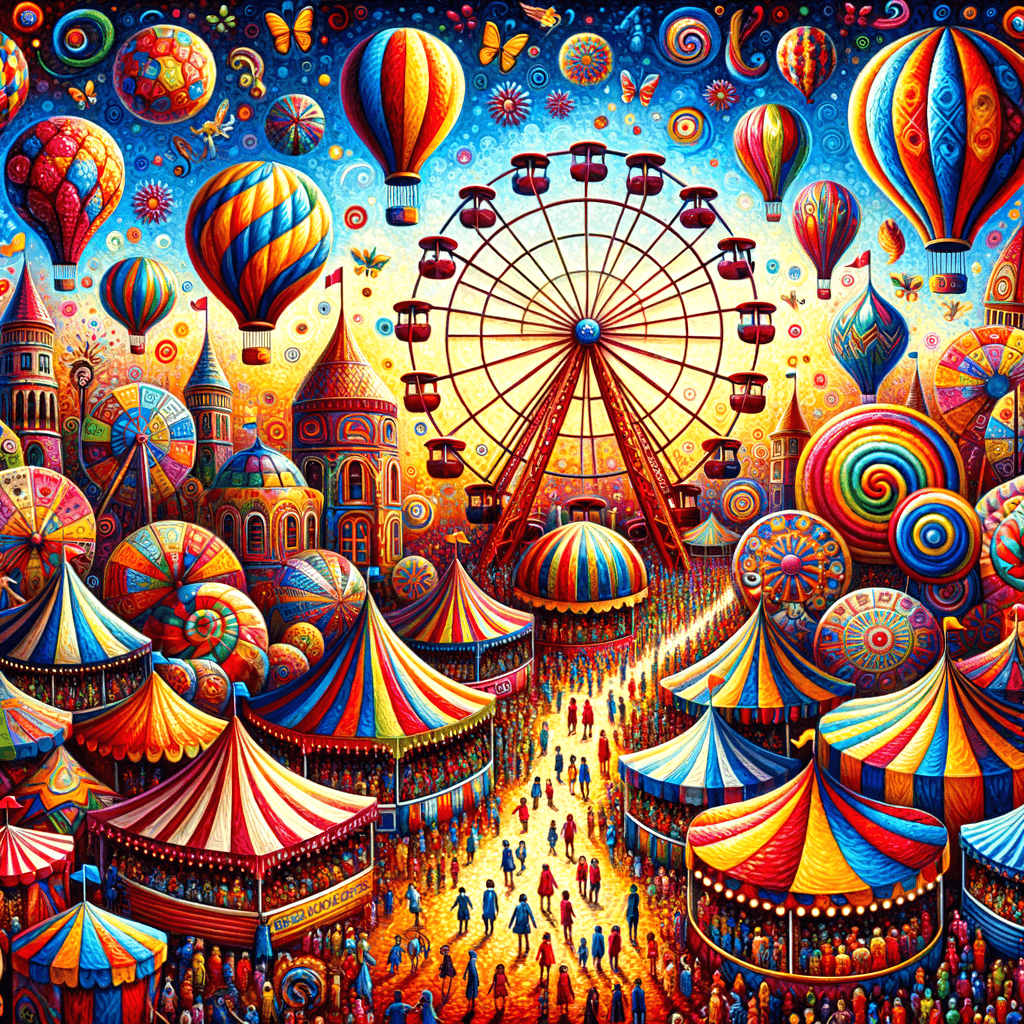 Carnival Of Colors Paint By Numbers Art