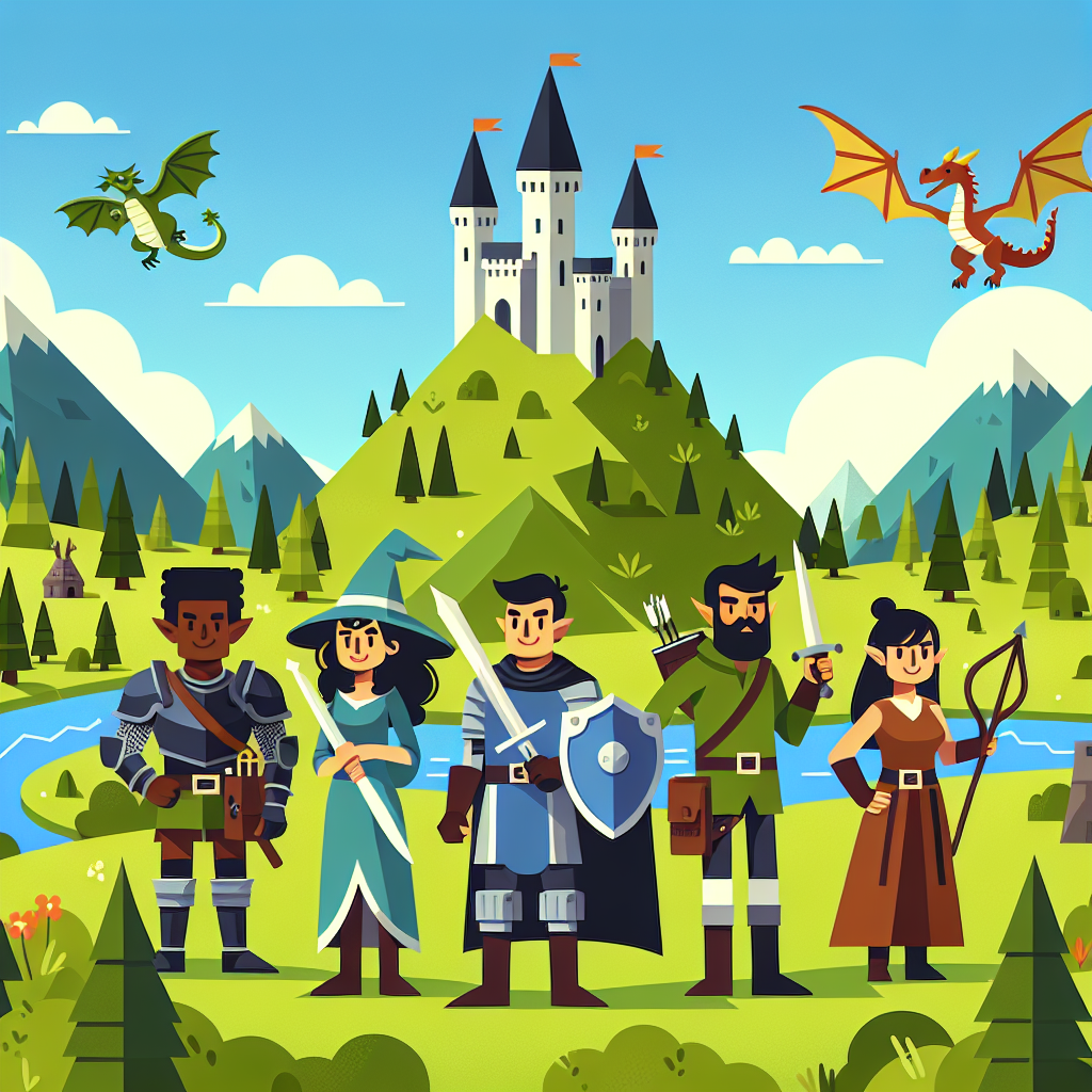 Medieval Adventure Realm Numbered Painting Kits