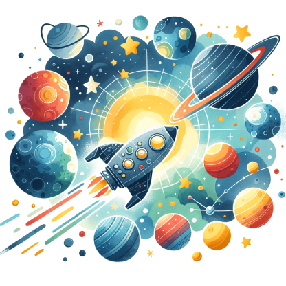 Space Voyage Adventure Painting By Numbers Kit