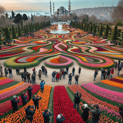 Tulip Festival - Istanbul Number Painting