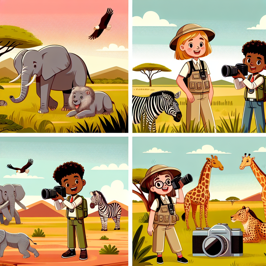 Safari Wildlife Photography Numbered Painting Kits