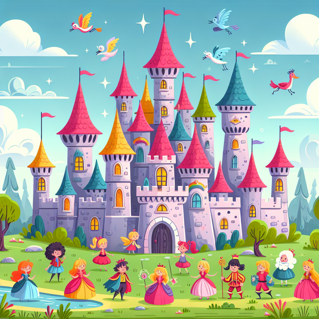 Storybook Castle Paint By Number