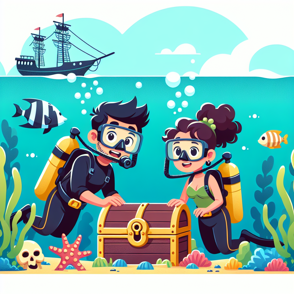 Underwater Pirate Treasure DIY Paint By Numbers