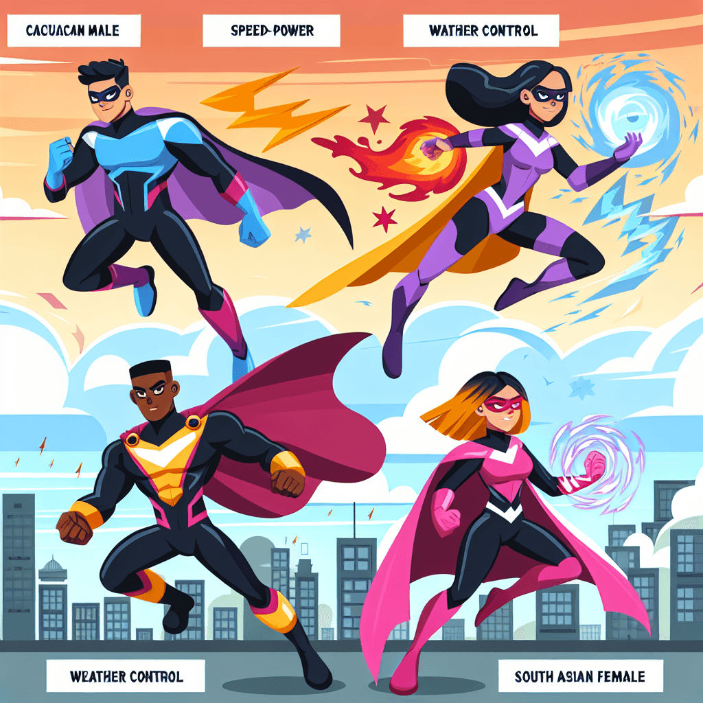 Superhero League Paint By Numbers Art