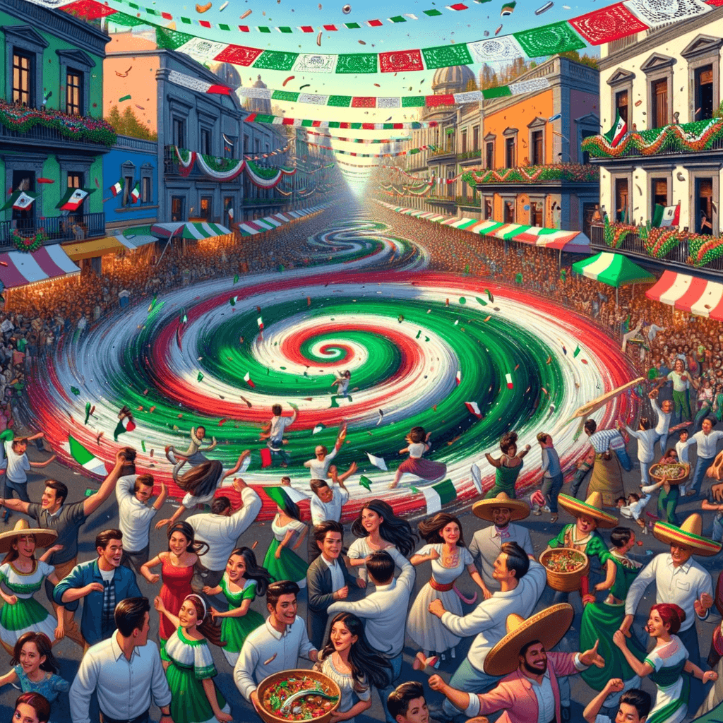 Dia De La Independencia - Mexico Paint By Color