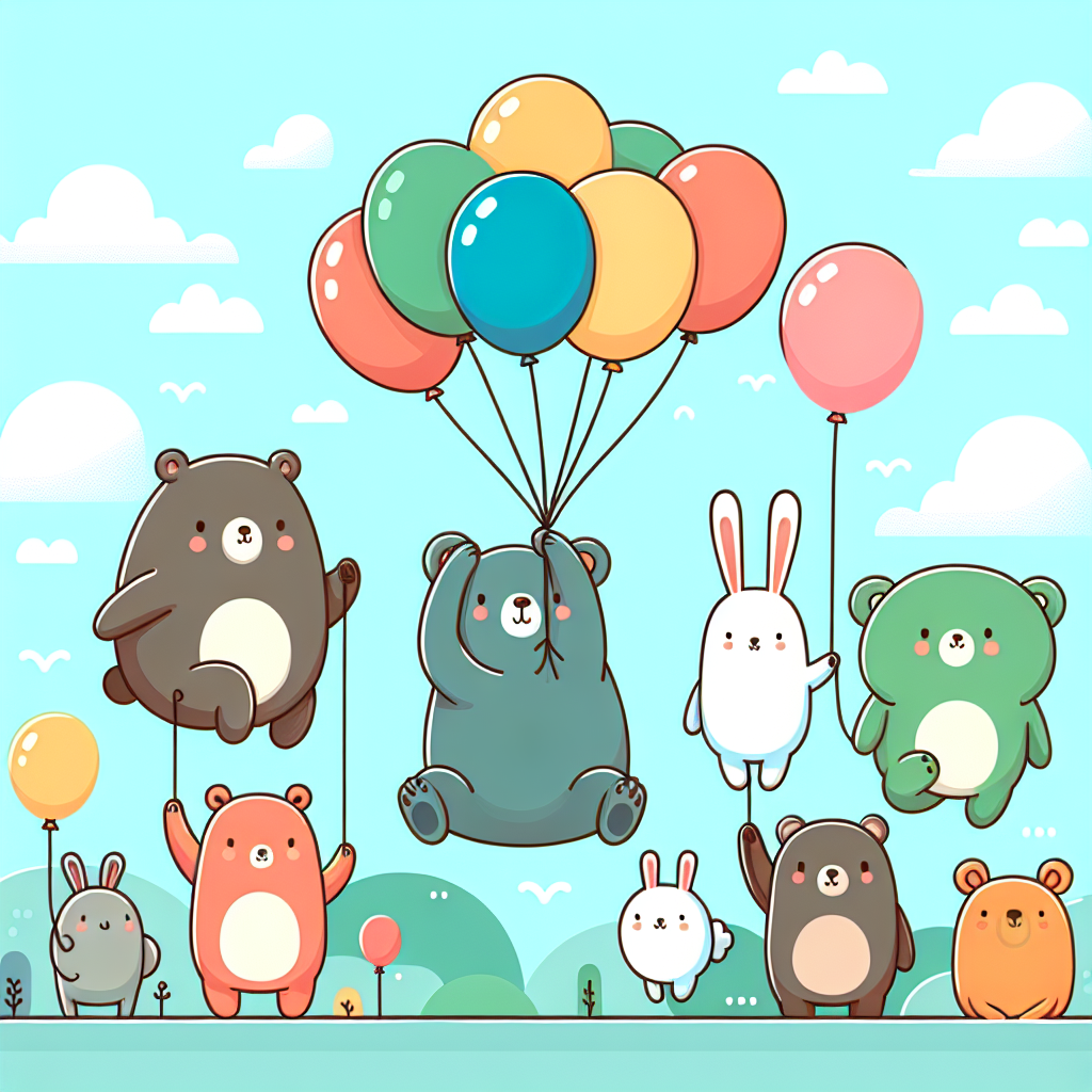 Floating Balloon Adventure Paint By Number