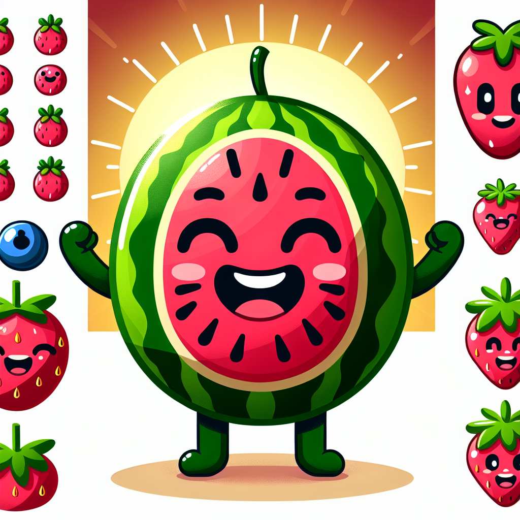 Whimsical Watermelon Paint By Color