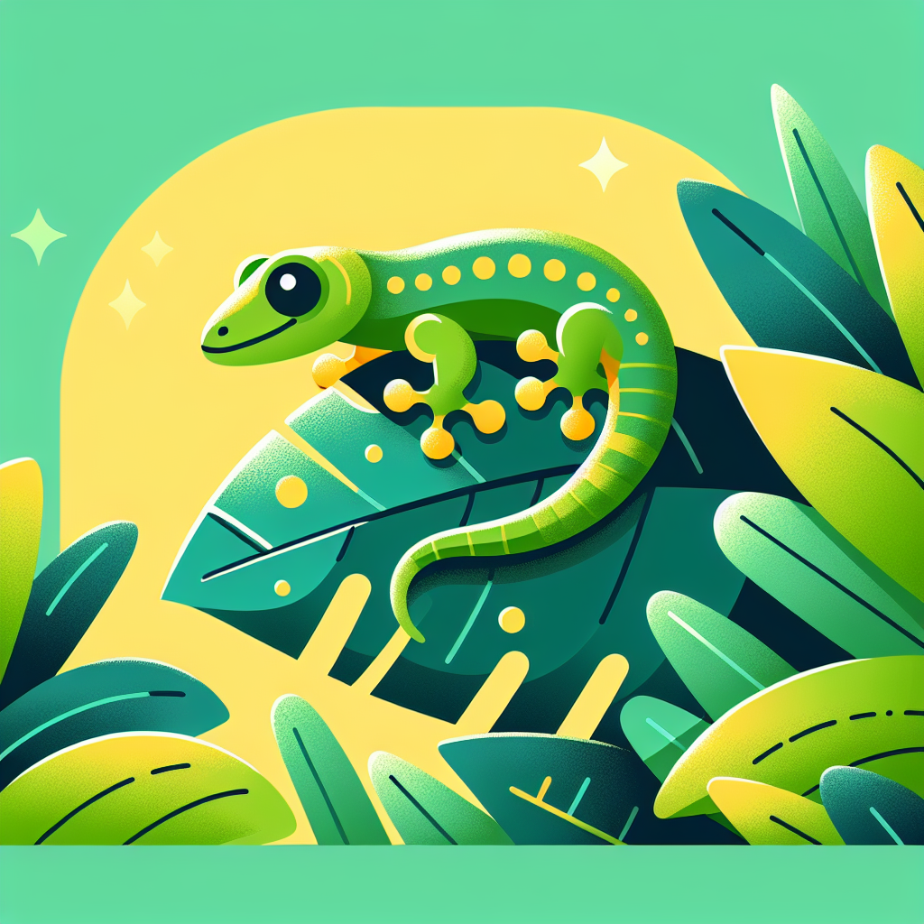 Gregarious Gecko Numbered Painting Kits