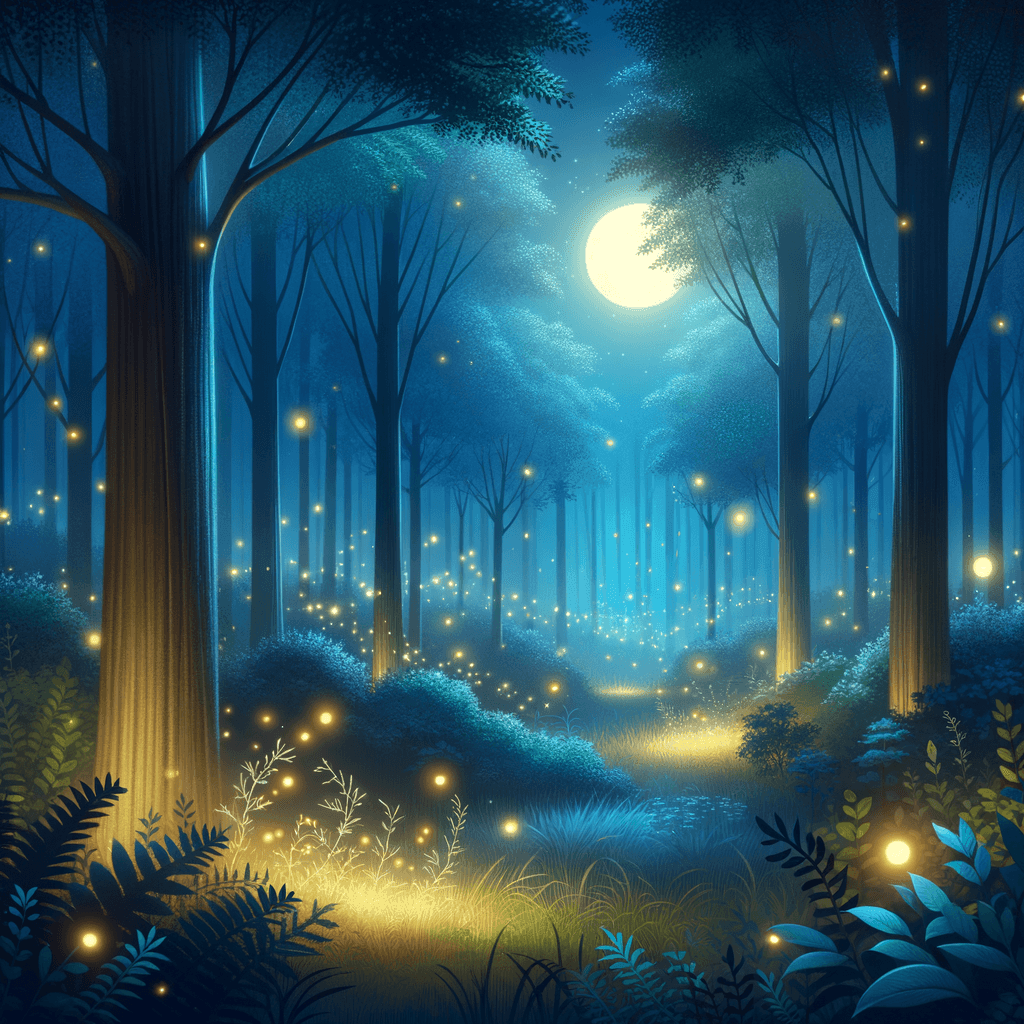 Magical Night Forest Numbered Painting Kits
