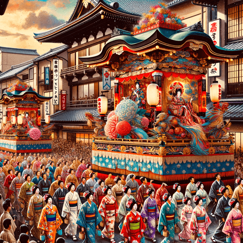 Gion Matsuri - Kyoto Painting Number Kit