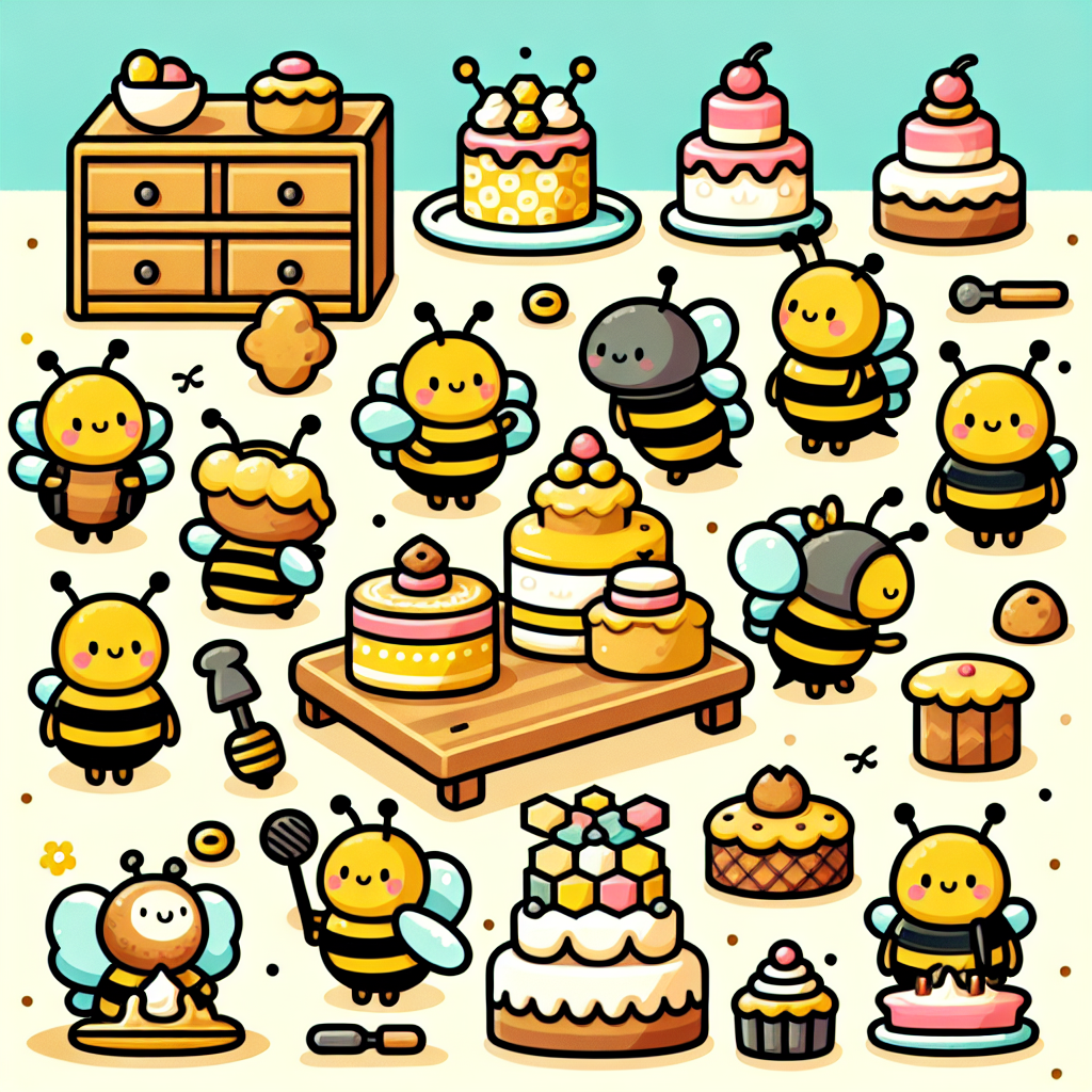 Buzzing Bee Bakery Painting Number Kit