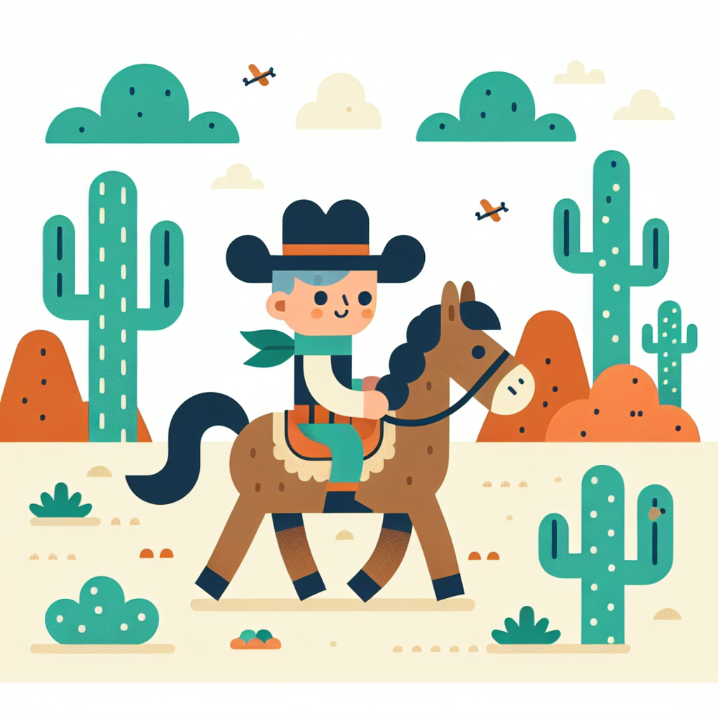 Cowboy Western Adventure Painting By Numbers Kit