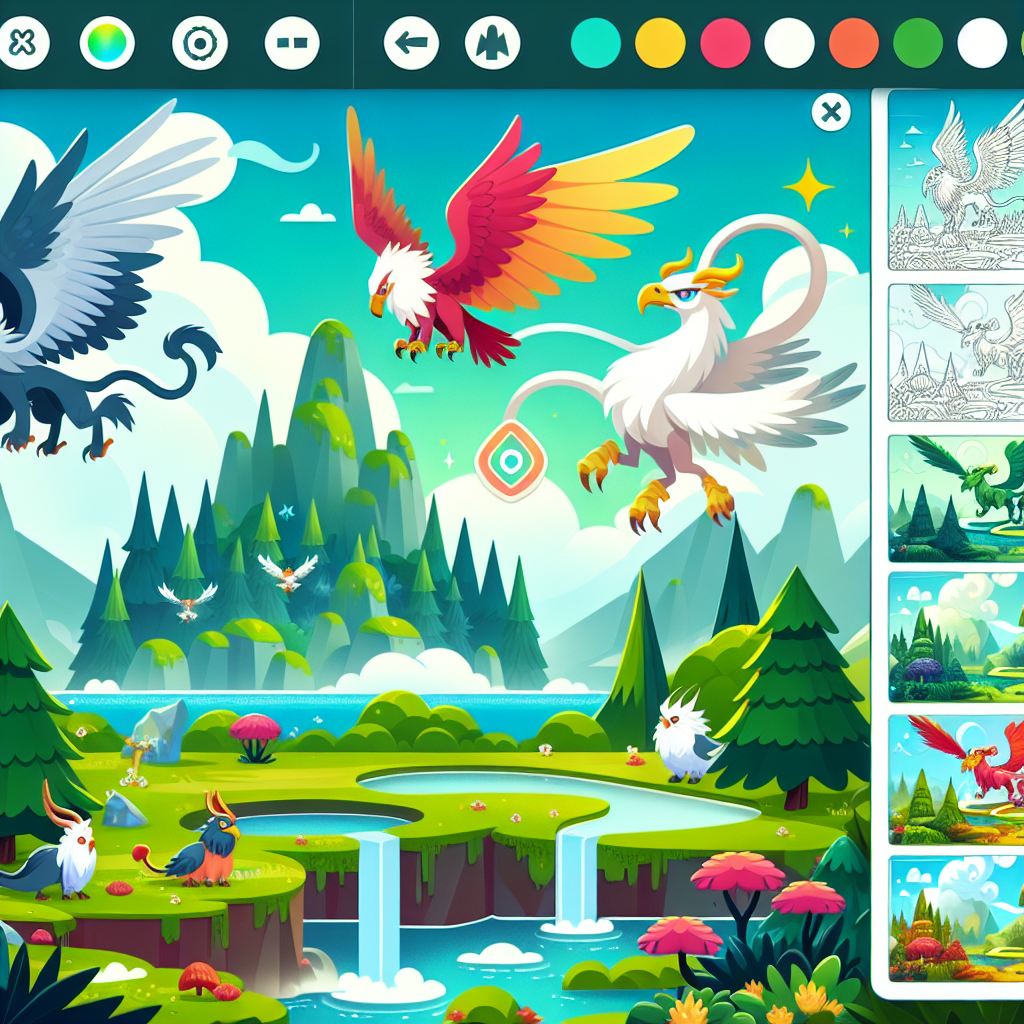 Mythical Island Painting Number Kit