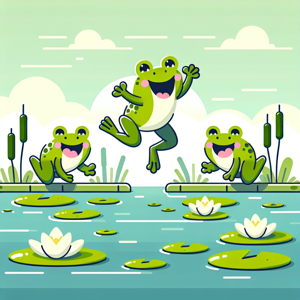 Hopping Frog's Pond Party Numbered Painting Kits