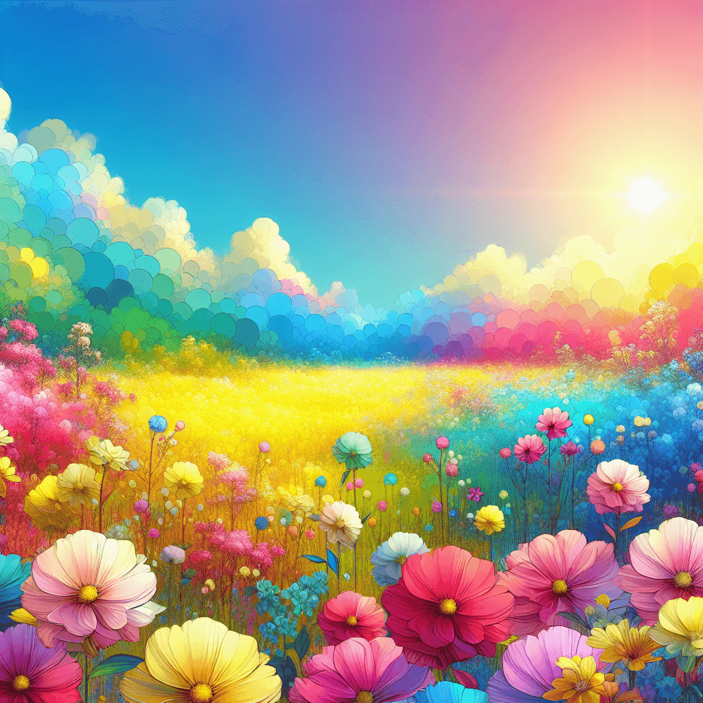 Dazzling Spring Blooms Painting By Numbers Kit