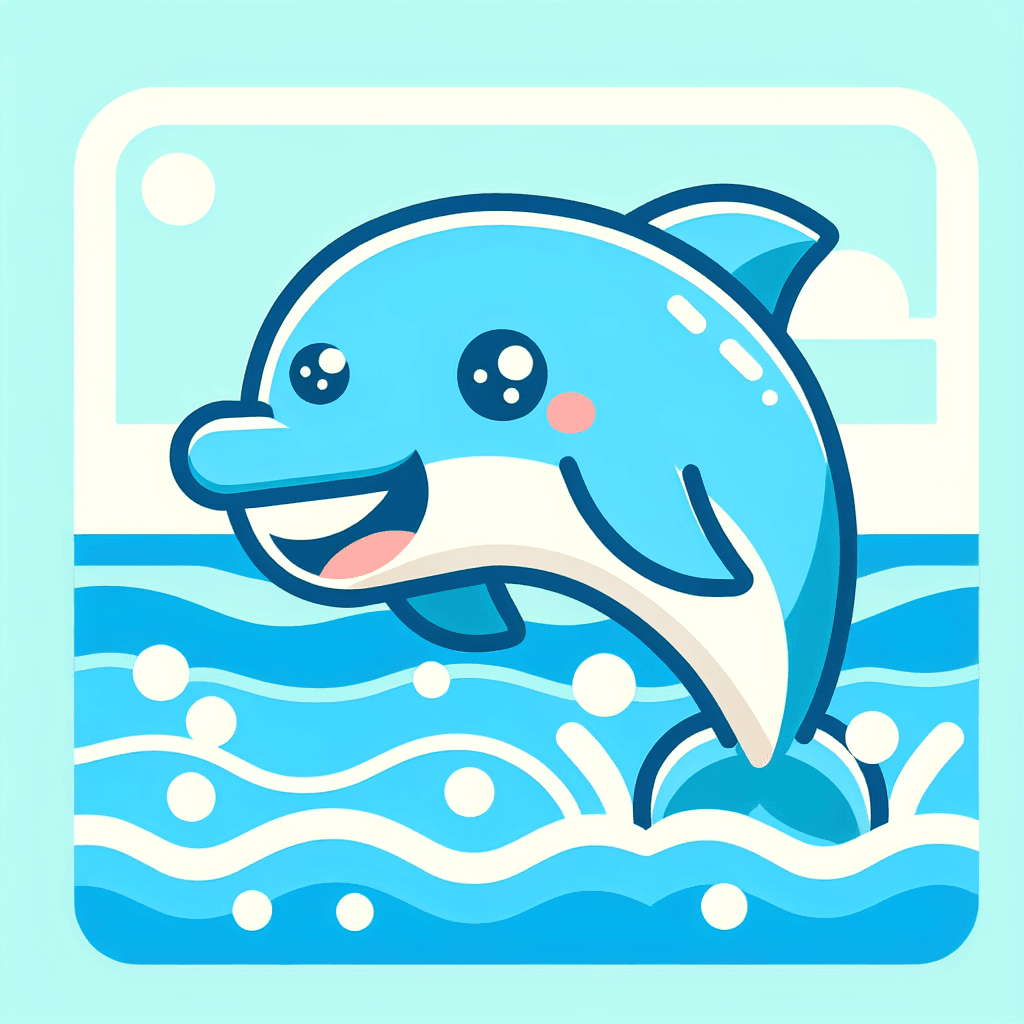 Dreamy Dolphin Number Painting