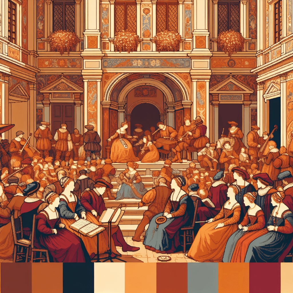 Renaissance Festivity Paint By Numbers Art