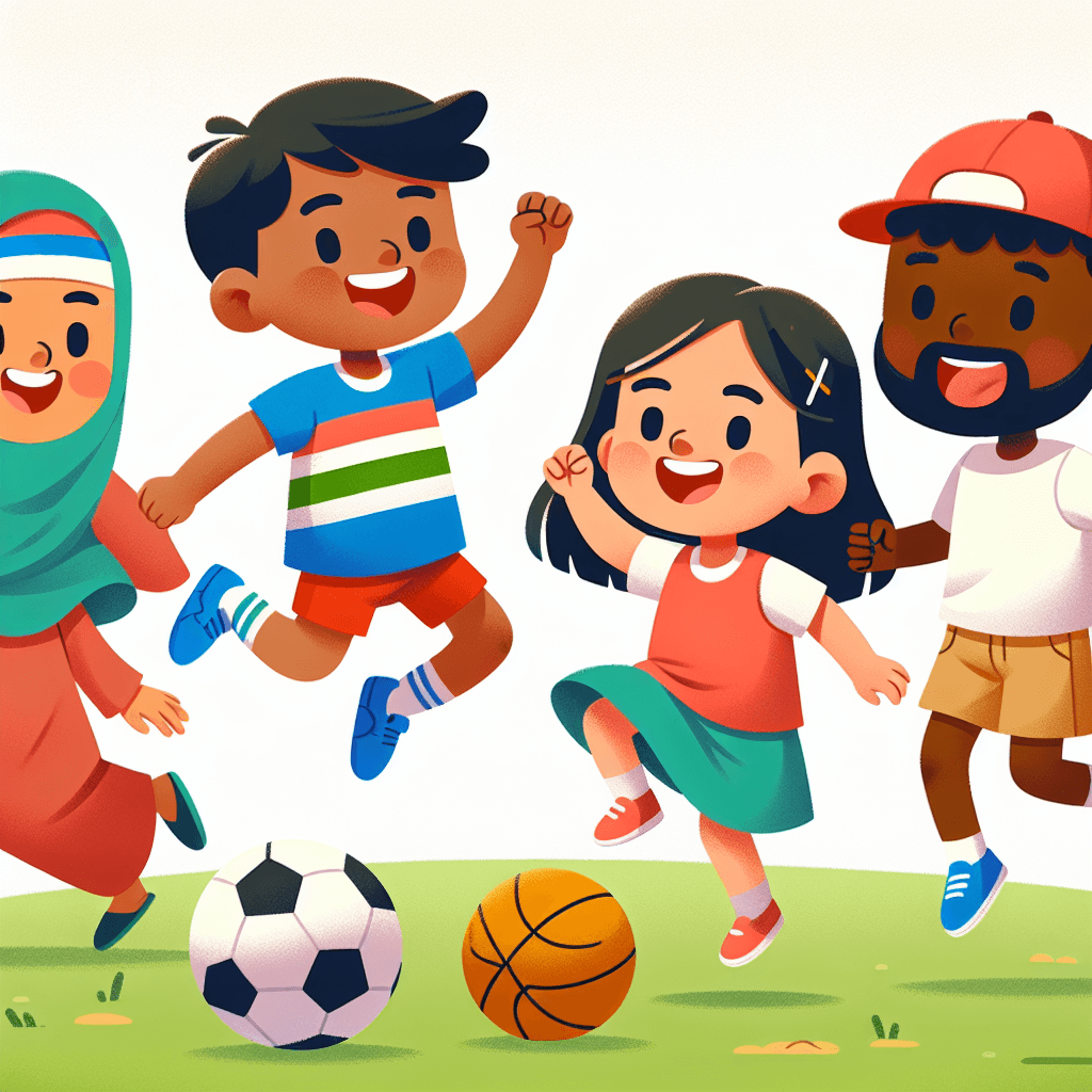 Playful Sports Day Paint By Number