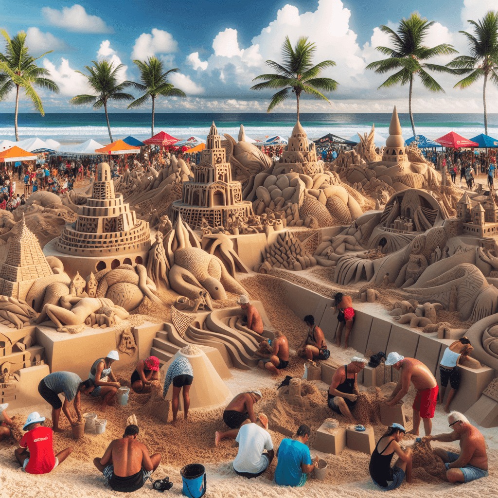 Sandfest - Port Aransas, Texas, USA Painting By Numbers Kit