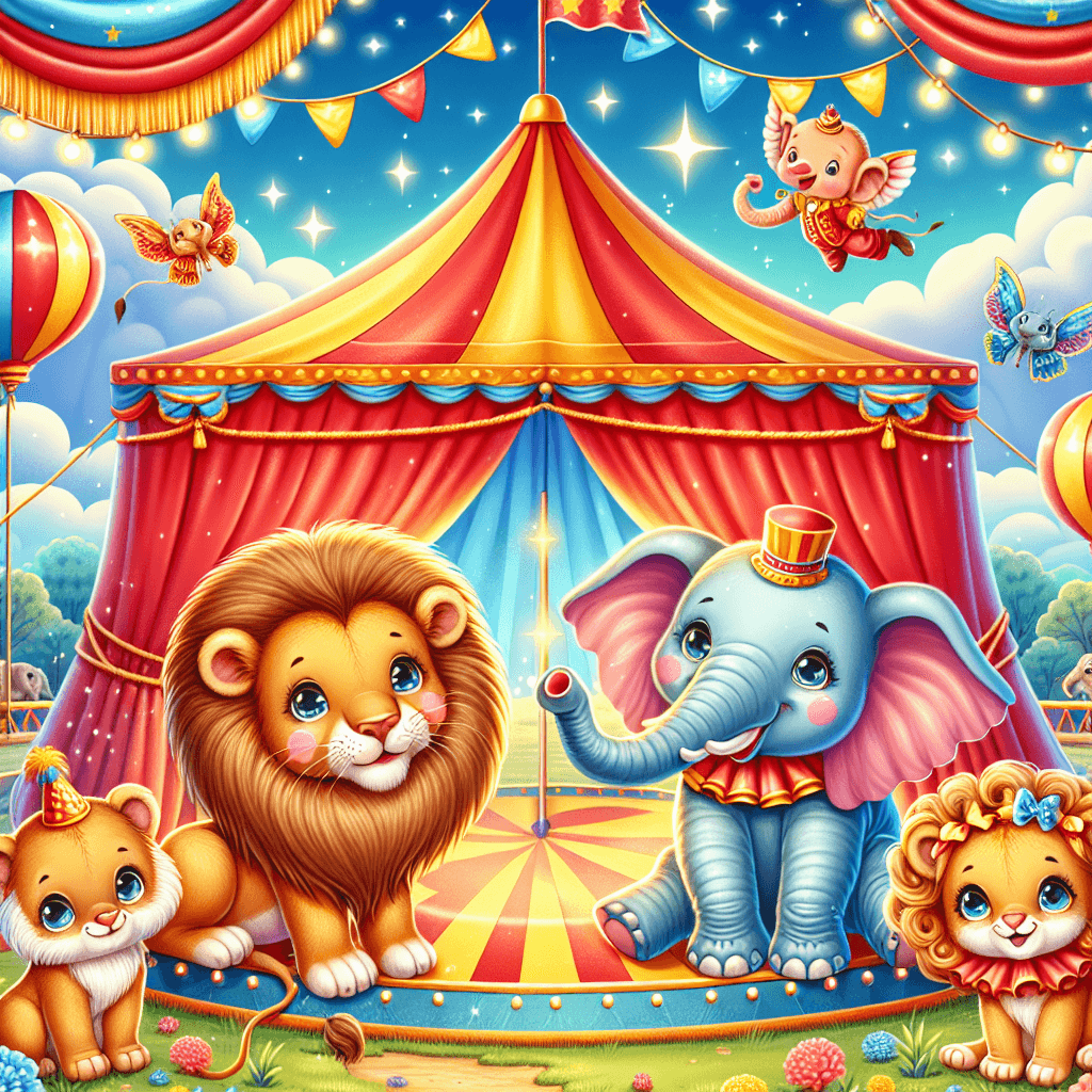 Charming Animal Circus Painting By Numbers Kit
