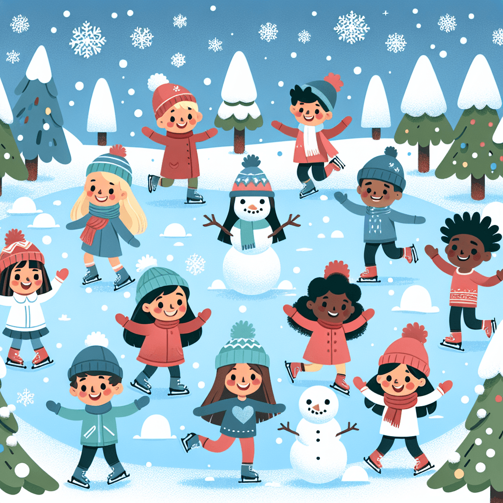 Whimsical Winter Fun Painting By Numbers Kit