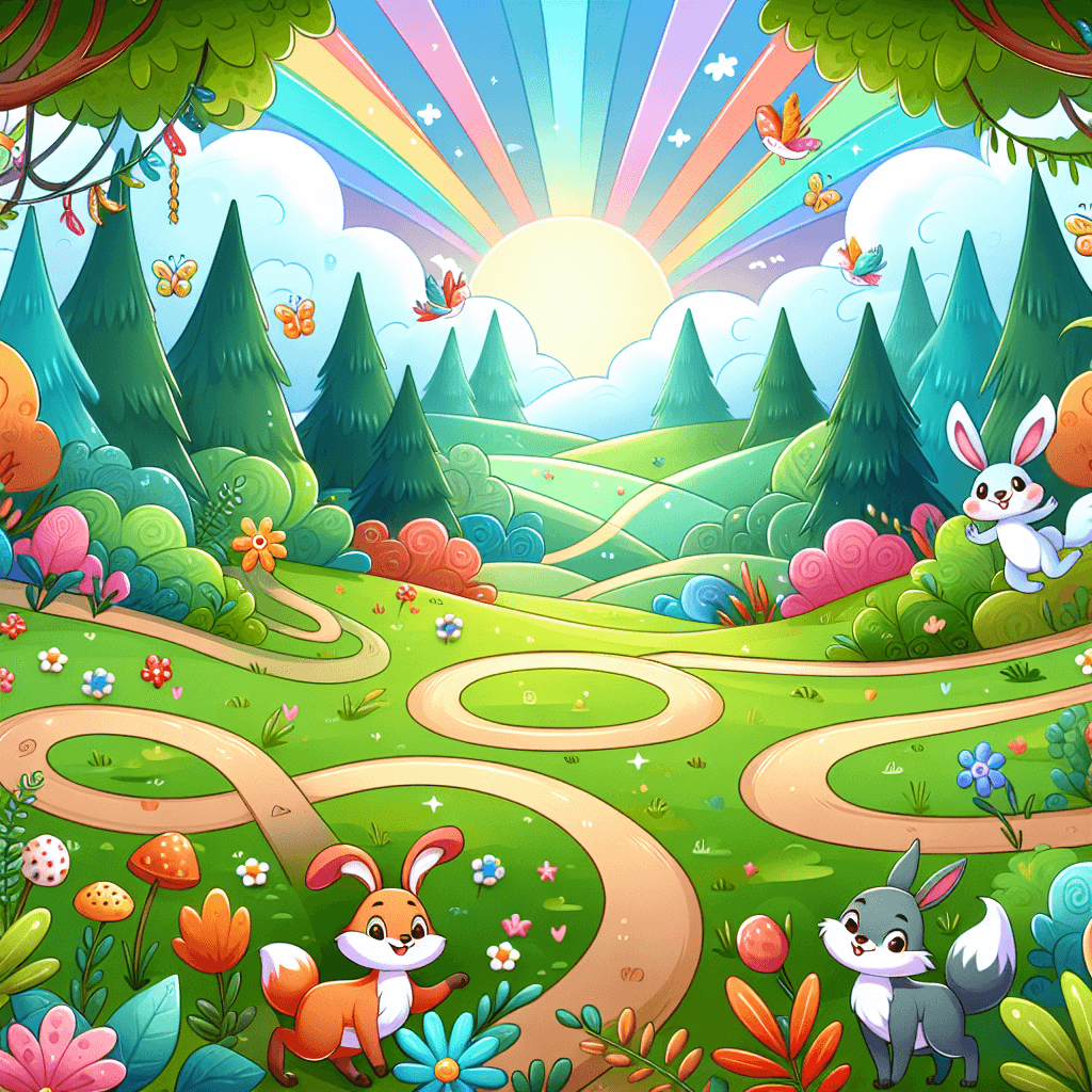 Whimsical Storybook Forest Painting Number Kit